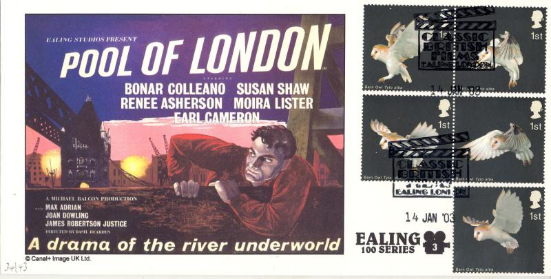2003 (01) Birds of Prey - Cambridge 'Pool of London' & 'The Ladykillers' Official Covers