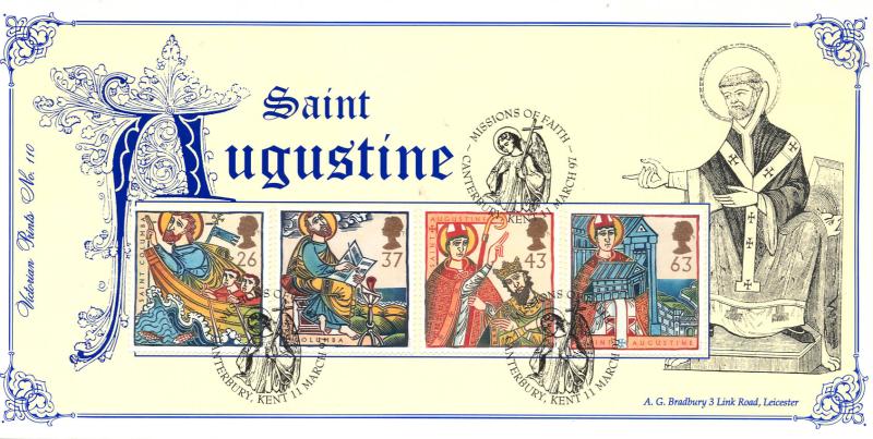 1997 (03) Missions of Faith - Bradbury Victorian Print 110 'Canterbury' Official