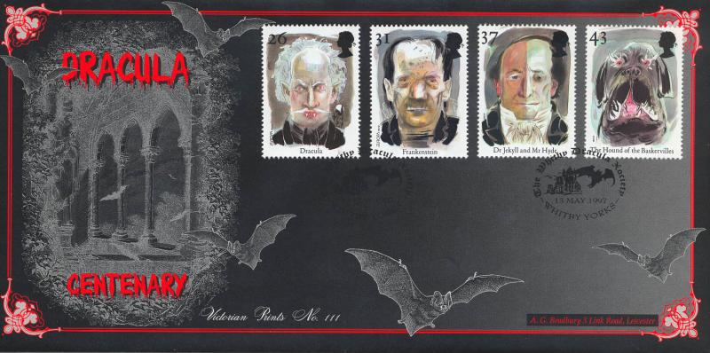 1997 (05) Tales of Terror - Bradbury Victorian Print 111 'The Whitby Dracula Society' Official