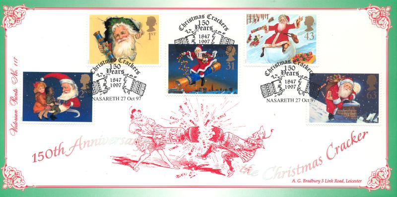 1997 (10) Christmas - Bradbury Victorian Print 117 'Nasareth' Official