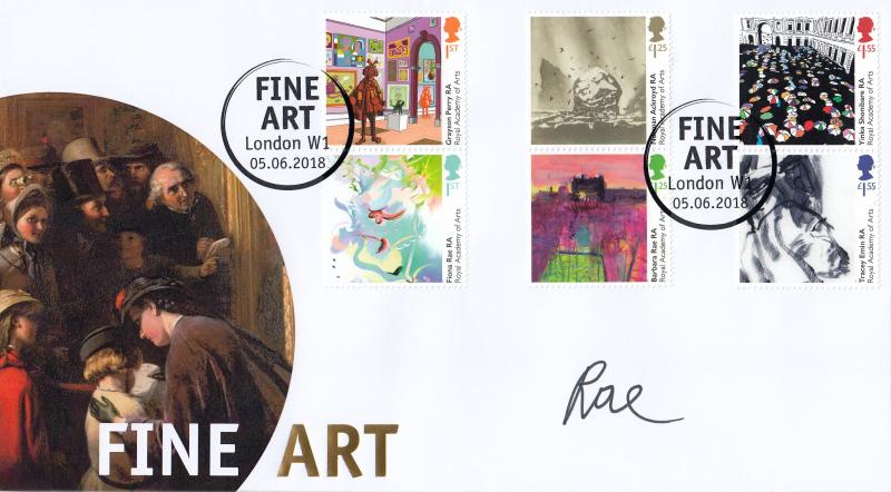 2018 (06) Royal Academy of Arts - Internet 'Fine Art, London' Official - Signed by Barbara Davis Rae