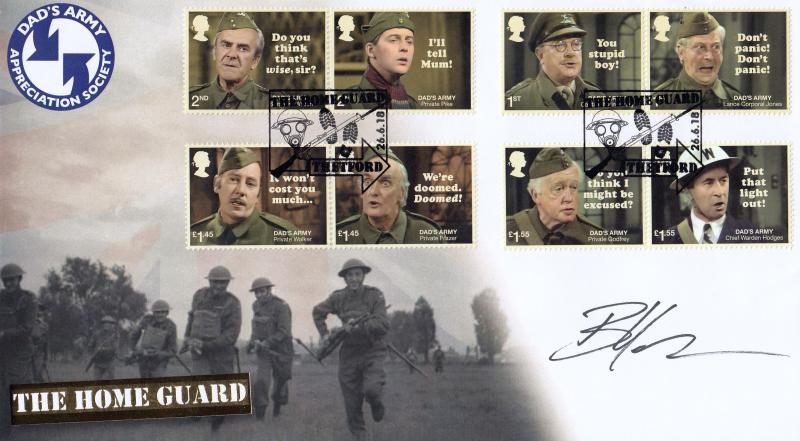 2018 (06) Dad's Army - Internet 'Home Guard, Thetford' Official - Signed by Blake Harrison