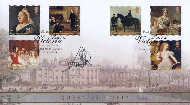 2019 (05) Victoria & Albert (Stamps) - Internet 'Kensington' Official - Signed by Lucinda Hawksley