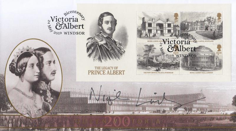 2019 (05) Victoria & Albert (M/S) - Internet 'Windsor' Official - Signed by Nigel Lindsay