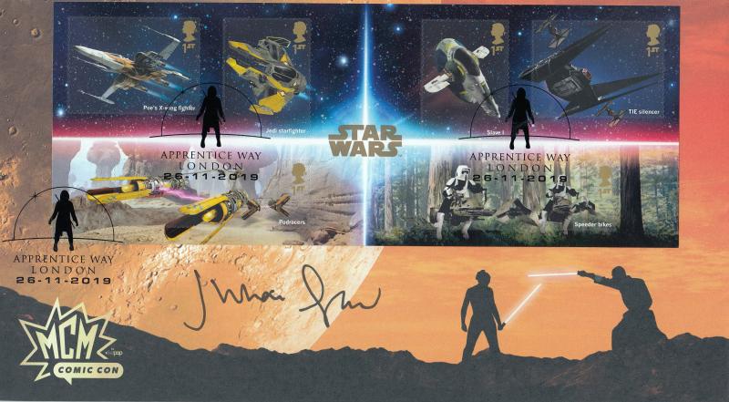 2019 (11) Star Wars (M/S) - Internet 'Apprentice Way' Official - Signed by Julian Glover