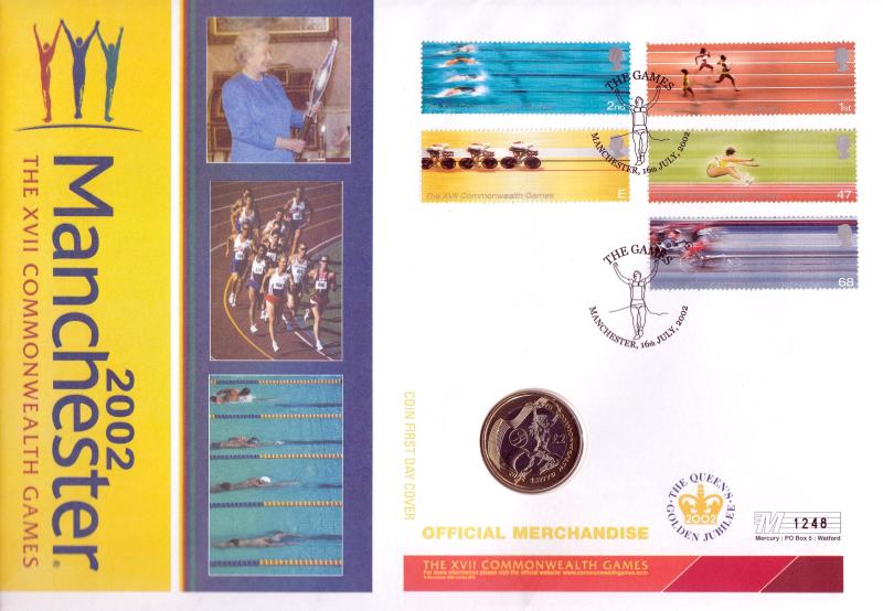 2002 (07) Commonwealth Games - Westminster 'The Games' Coin Official