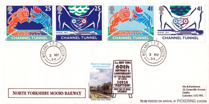1994 (05) Channel Tunnel - North Yorkshire Moors Railway - Midland TPO South CDS