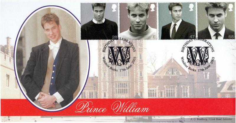 2003 (06) Prince William - Bradbury Sovereign 31 Official (Red Stripe Version)