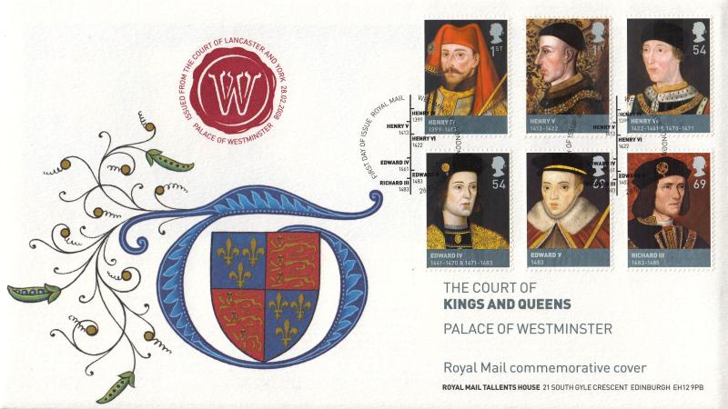 2008 (02) House of Lancaster & York (Stamps) - RM 'Timeline' Commemorative Cachet Special