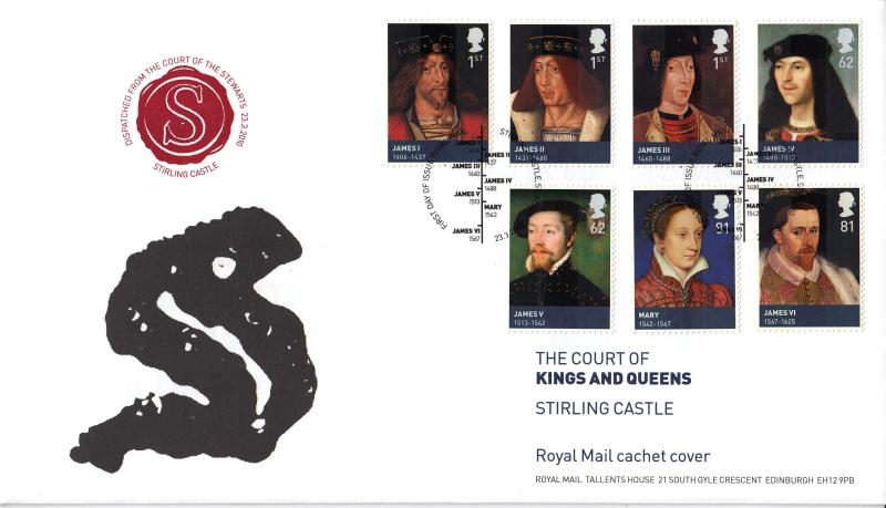 2010 (03) The House of Stewarts (Stamps) - RM 'Timeline' Commemorative Cachet Special