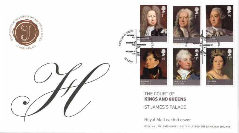 2011 (09) House of Hanover (Stamps) - RM 'Timeline' Commemorative Cachet Special