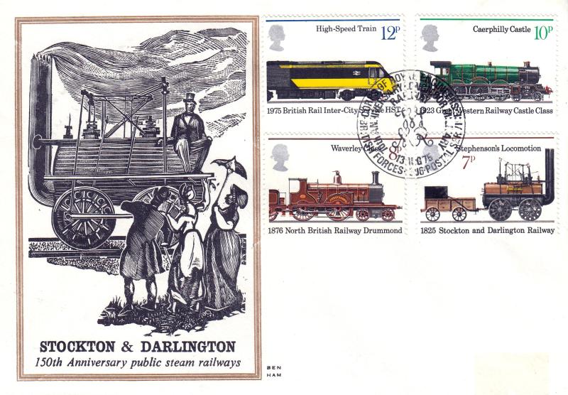 1975 (08) Railways - Benham Engraved - Royal Engineers, Longmoor Railway H/S