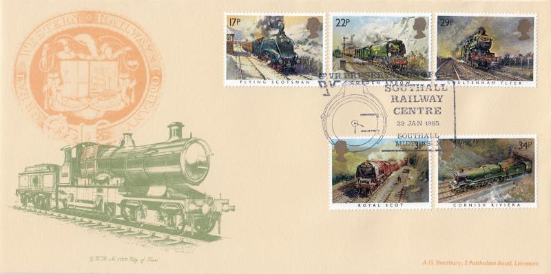 1985 (01) Famous Trains - Bradbury 'City of Truro' Special - GWR Southall Railway Centre H/S