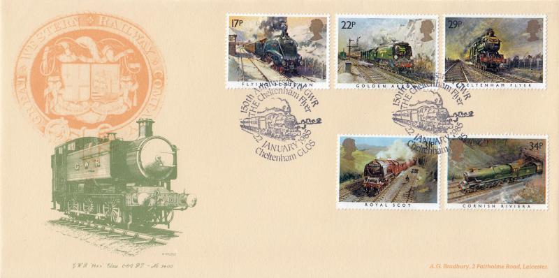 1985 (01) Famous Trains - Bradbury '94xx' Class 0-6-0 No 9400 Special - The Cheltenham Flyer H/S