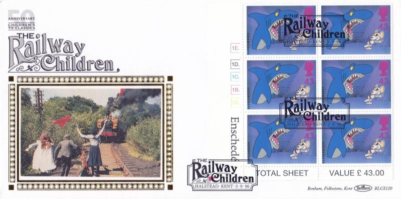 1996 (09) Children's TV - Benham BLCS 120 'The Railway Children' Official - Corner Cylinder Blocks of Six