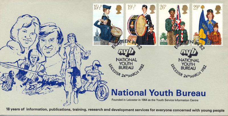 1982 (03) Scouts - Bradbury LFDC 16 'National Youth Bureau' Official