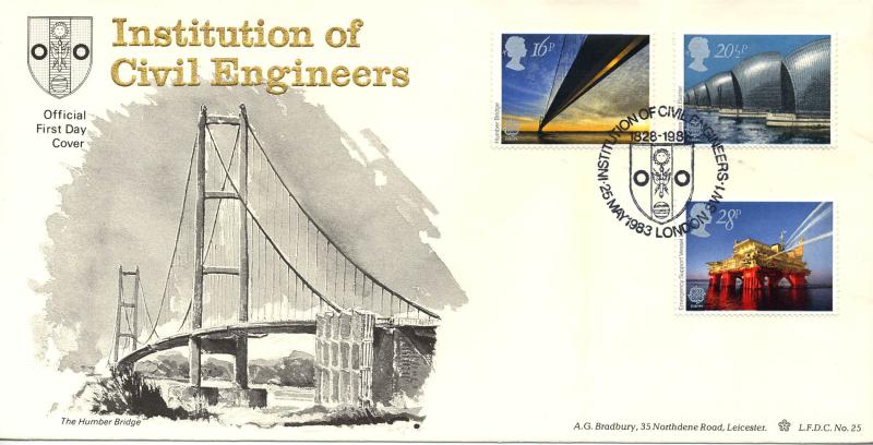 1983 (05) Engineering - Bradbury LFDC 25 'Institution of Civil Engineers' Official