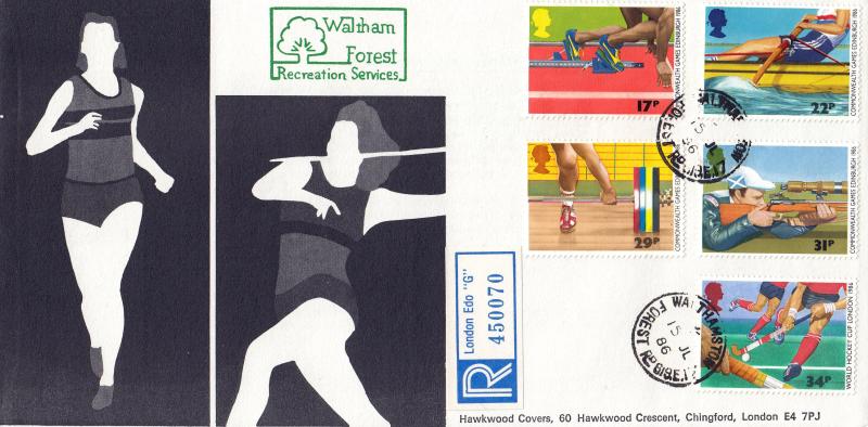 1986 (07) Sports - Hawkwood 'Waltham Forest' Official - Forest Rd, Walthamstow CDS