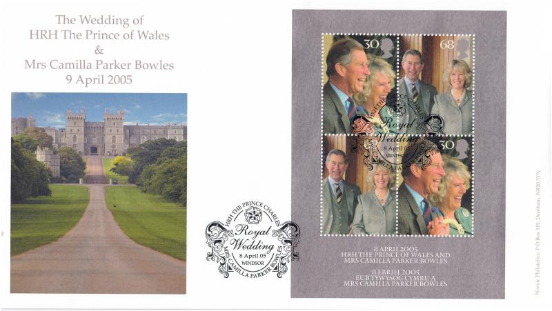 2005 (04) Wedding - Ian Billings Privately Produced Cover - Royal Wedding, Windsor H/S