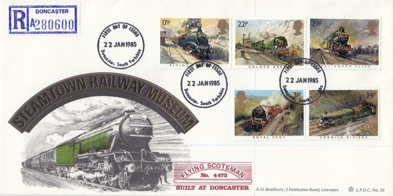 1985 (01) Famous Trains - Bradbury LFDC 39 'Doncaster FDI' Special