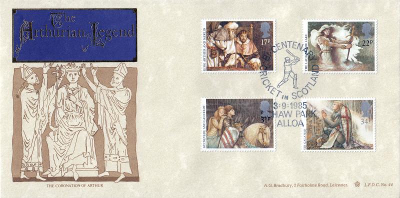 1985 (09) King Arthur - Bradbury LFDC 44 'Cricket In Scotland, Shaw Park' Special