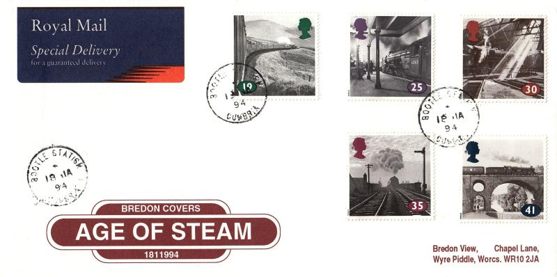 1994 (01) The Age of Steam - Bredon 'Enamel Sign' Cover - Bootle Station CDS