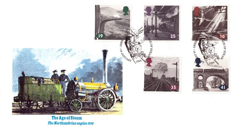 1994 (01) The Age of Steam - Stampsearchers 'The Northumbrian Engine 1830' Special - Derby H/S
