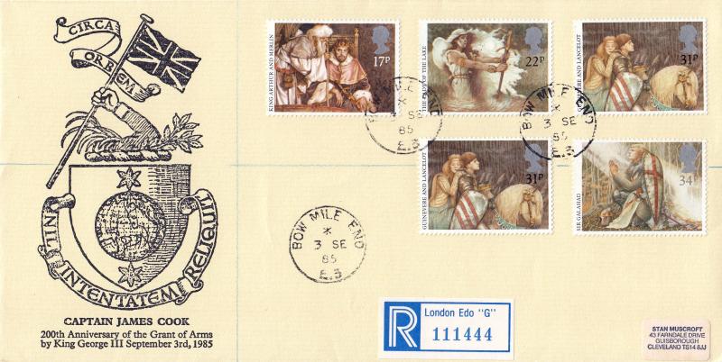 1985 (09) King Arthur - Muscroft 'Captain James Cook' Special - Bow, Mile End CDS