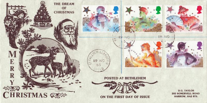 1985 (11) Christmas - DG Taylor 'The Dream of Christmas' Cover - Bethlehem CDS