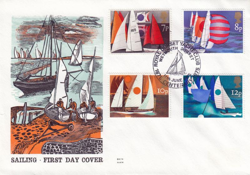 1975 (06) Sailing - Benham Engraved - Royal Dorset Yacht Club H/S