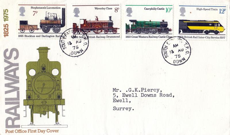 1975 (08) Railways - PO - South Eastern TPO Down CDS