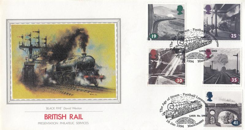 1994 (01) The Age of Steam - PPS 'Silk' - Football Locomotives, Manchester United H/S