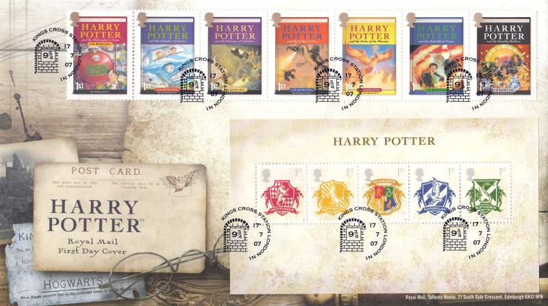 2007 (07) Harry Potter (Stamps & M/S) - Kings Cross Station H/S