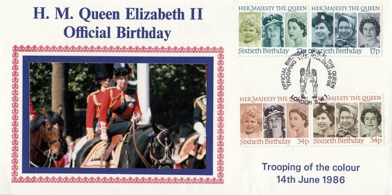 1986 (06) Trooping Of The Colour - K Duke 'Special' - Trooping The Colour, London SW1 H/S