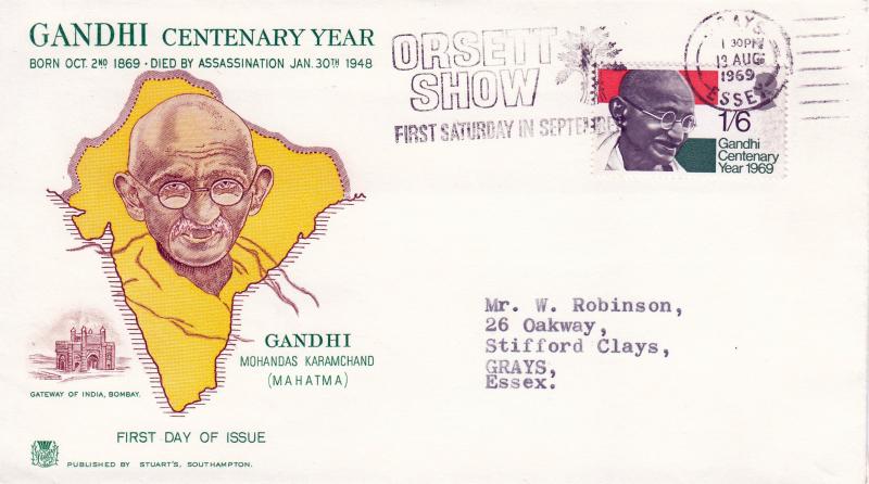 1969 (08) Gandhi - Stuart - Orsett Show Slogan