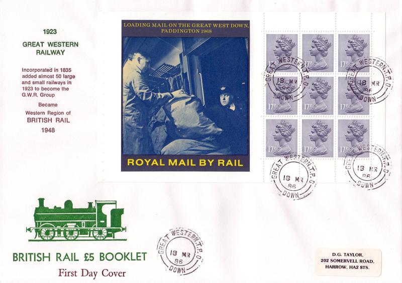 1986 (03) British Rail PSB - Historic Relics - Four Covers - Four Relevant TPO CDS Cancels