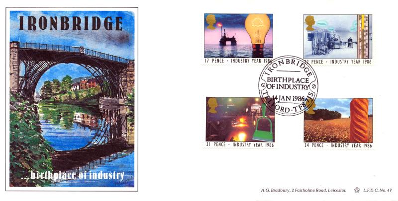 1986 (01) Industry Year - Bradbury LFDC 47 'Ironbridge' Official