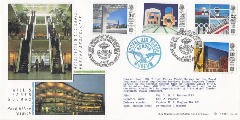 1987 (05) Architects - Bradbury LFDC 59 'RAF Museum, Hendon, BF1987PS' Special