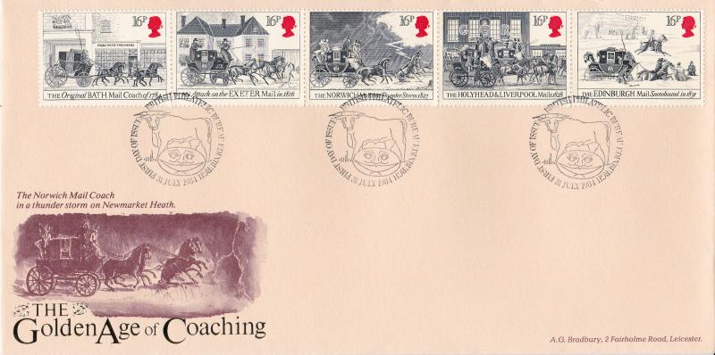 1984 (07) Royal Mail - Bradbury LFDC 36 'Edinburgh' Special