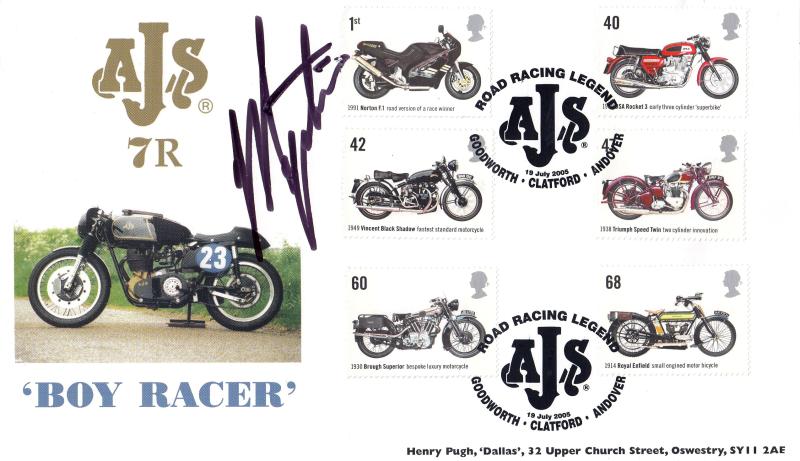 2005 (07) Motorcycles - Henry Pugh 'AJS' Official - Signed by Giacomo Agostini