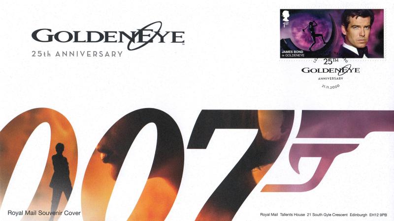 2020 (11) Golden Eye 25th Anniversary Cover - Leavesden, Watford H/S