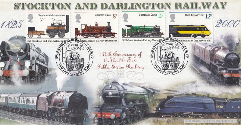 2000 (09) Stockton & Darlington Railway 175th Anniversary - Bradbury 'Shildon' Special