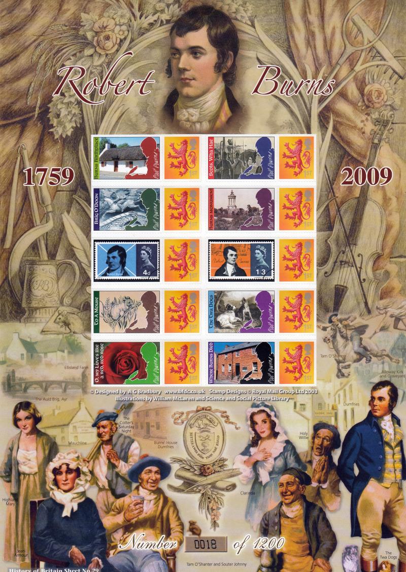 BC-192 - 200th Anniversary of the Birth of Robert Burns