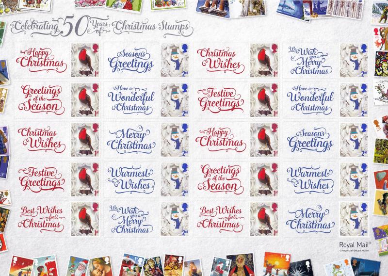 GS-105 - 50 Years of Christmas Stamps