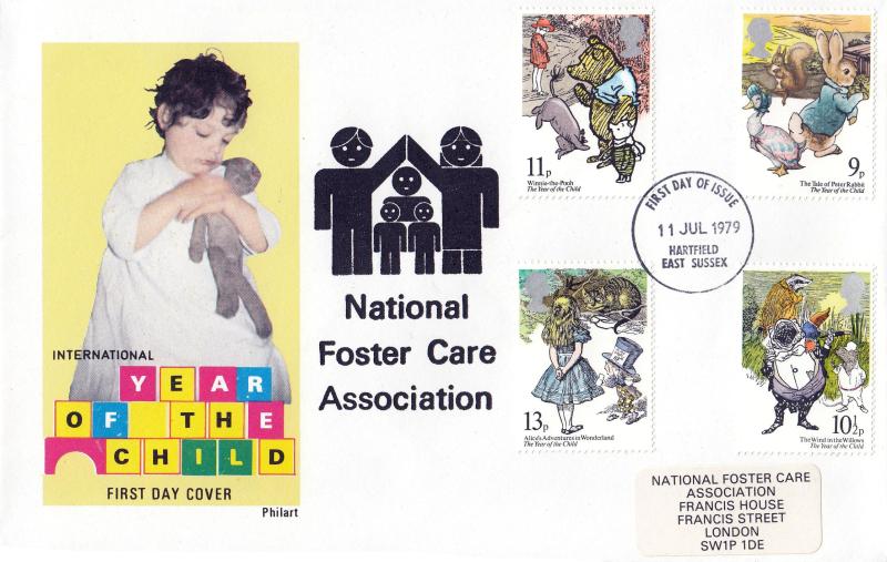 1979 (07) Year Of The Child - Philart - Hartfield FDI + National Foster Care Association Cachet