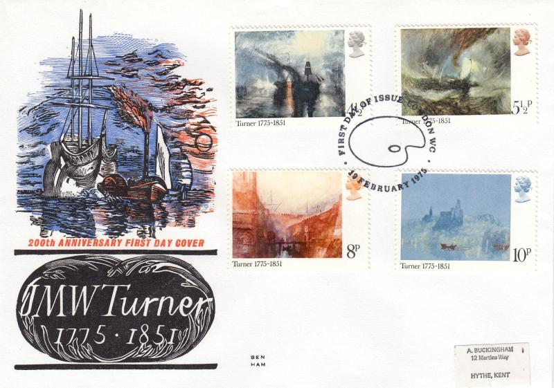 1975 (02) Turner - Benham Engraved - London WC H/S