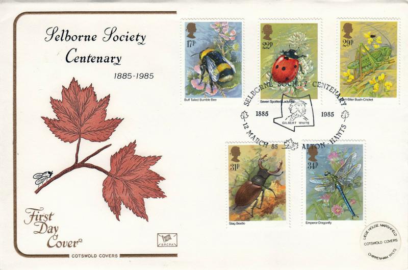 1985 (03) Insects - Cotswold 'Selborne Society' Official
