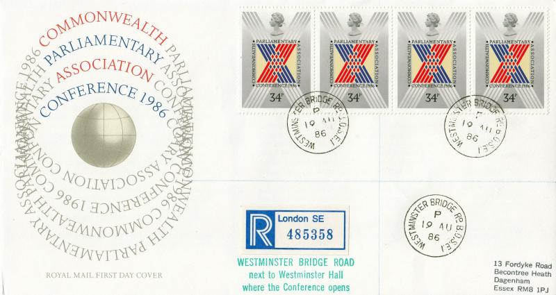 1986 (08) Parliamentary Conference - RM - Westminster Bridge Road CDS