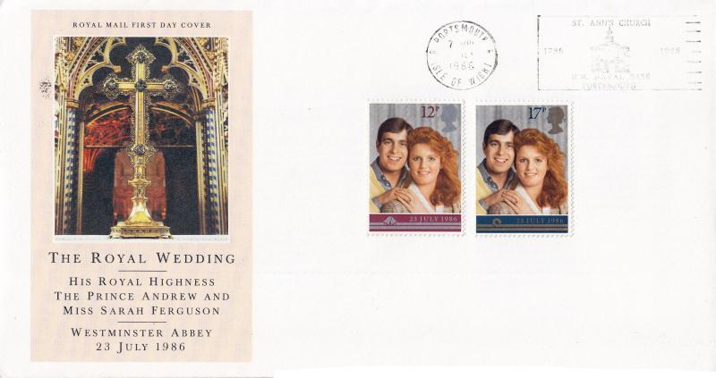 1986 (07) Wedding - RM - St Anne's Church H.M. Naval Base, Portsmouth Slogan