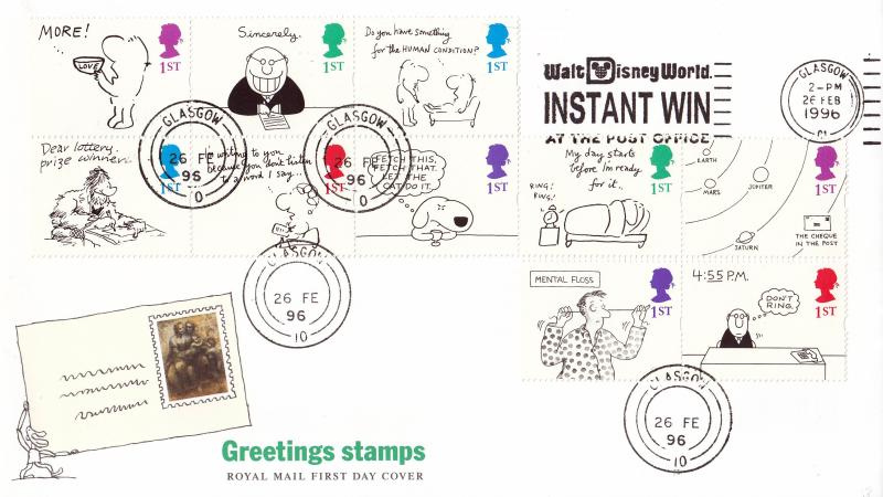 1996 (02) Greetings - RM - Walt Disney World Instant Win Slogan